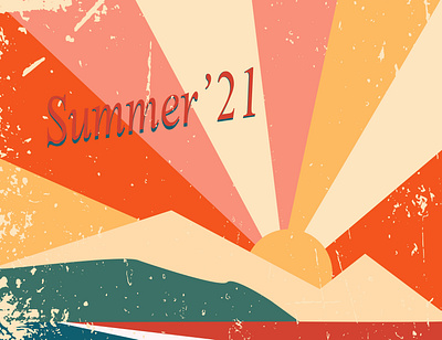 SUMMER 21 design graphic design illustration summer