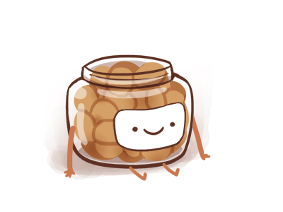 Who stole the cookies from the cookie jar? animated animation character cookie cookies cute gif illustration silly