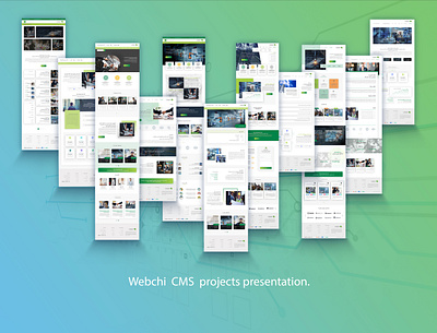 Webchi CMS Projects graphic design ui ux
