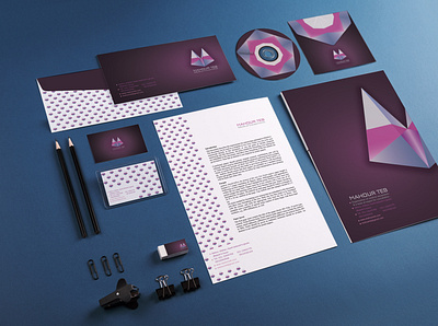 Design for business papers graphic design