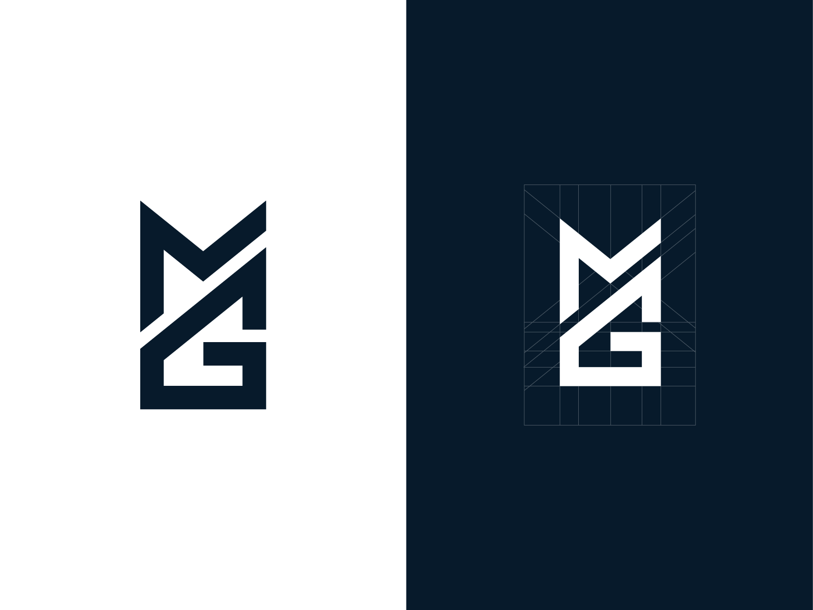 MG Monogram Logo by Sujit Debnath on Dribbble