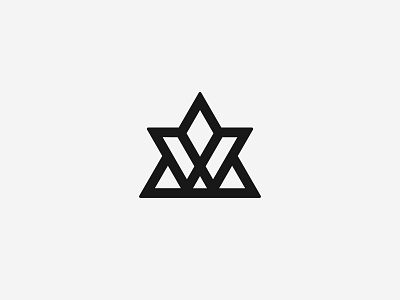 AW Monogram logo design