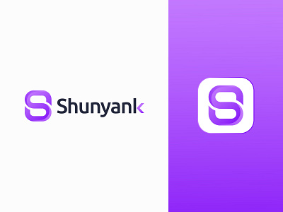 Shunyank logo design app logo best logo best short branding design logo minimal minimalist logo modern logo s s app logo s modern logo simple software vector