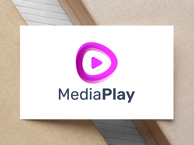 Mediaplay logo design branding business logo design illustration logo media logo media play logo mediha minimal minimalist logo modern logo play play logo simple vector