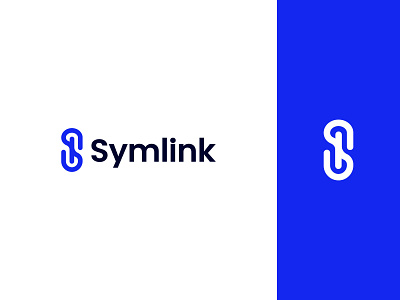 Symlink logo design branding business logo design illustration link logo logo logo design logos minimal minimalist logo modern logo s link s logo s minimalist simple vector