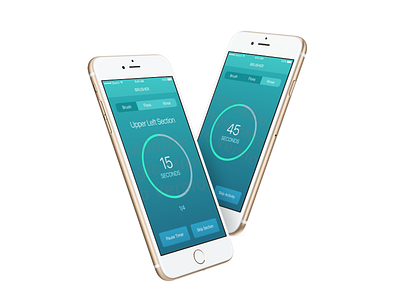 iOS Toothbrush Tracker and Oral Health App