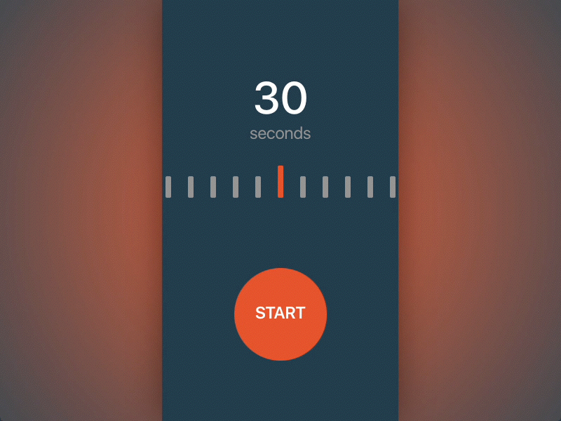 Countdown iOS App by Aleksander Skjoelsvik Dribbble