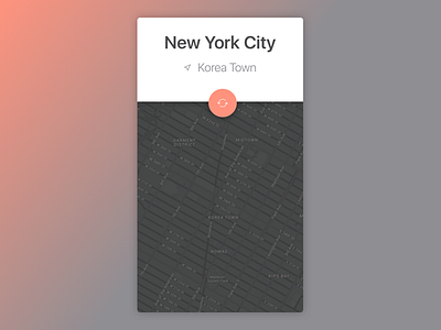 Map iOS app apple dailyui day29 illustration ios location map new york city sketch