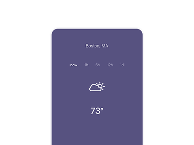 Weather app for iOS dailyui day37 illustration minimalist mockup sketch weather