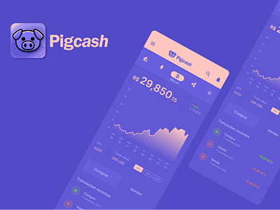 PigCash -  Gerenciamento de Carteira de Criptomoedas