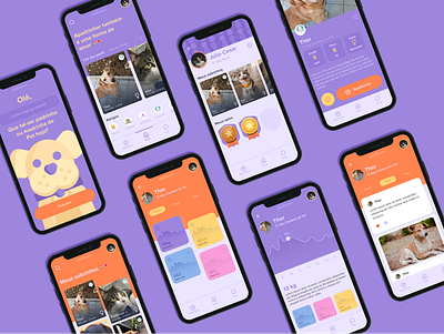 Petson - Pet Adoption App adoption app cat challenge dailyui dog pet pets petshop ui ui design