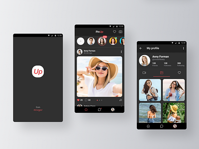 Social App UI/UX Design Android