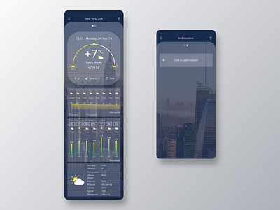 Weather APP UI/UX Design