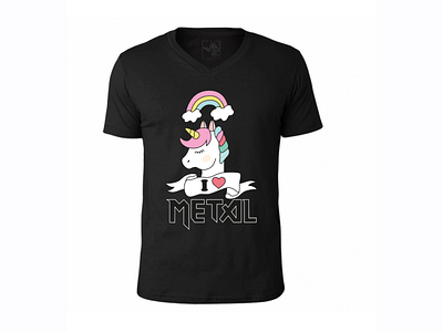 T-shirt design unicorn