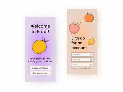 Fruut • Sign up