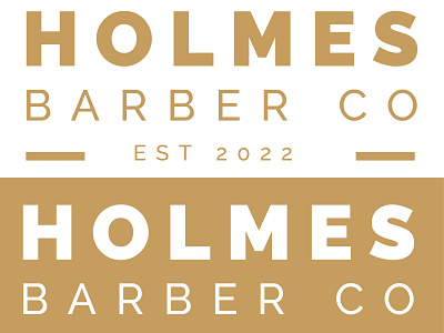 Holmes Barber co 3d animation app barberdesign branding design graphic design haircut icon illustration logo logo design motion graphics salon salon design salon logo typography ui ux vector