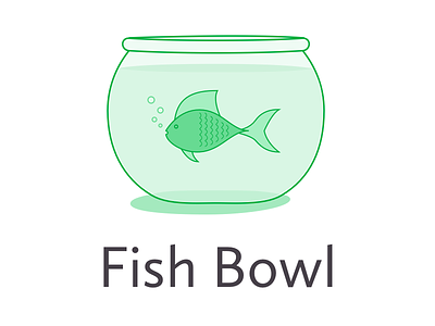 Fishbowl fish fishbowl illustration
