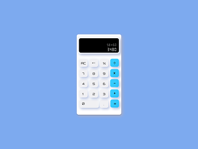 Neumorphic Calculator