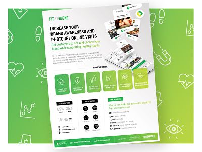 Fir For Bucks - One Sheet app design branding graphic design