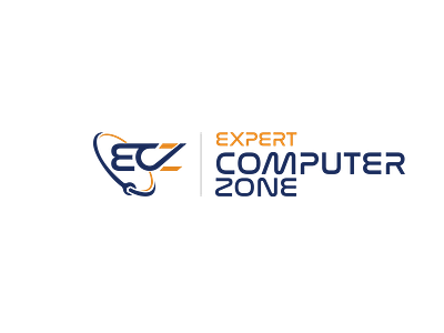 Logo Design for Expert Computer Zone branding computer expert design graphic design illustration logo ui vector