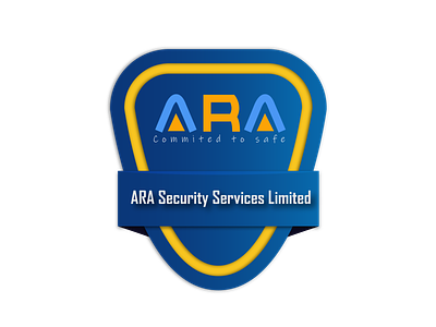 Logo Design for ARA Security branding design graphic design illustration logo softronixs vector