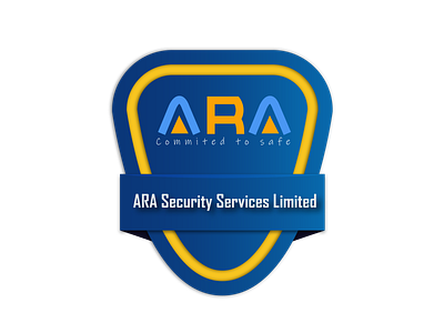 Logo Design for ARA Security branding design graphic design illustration logo softronixs vector