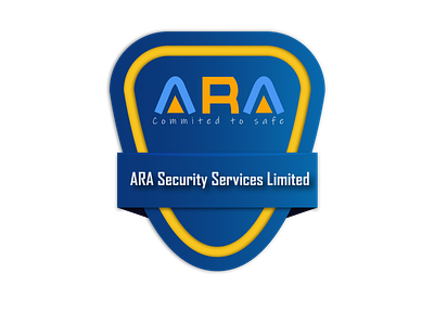 Logo Design for ARA Security Services Limited brand design brand designer branding design graphic design illustration logo logo design logo designer security security company security logo softronixs softronixs logo services vector