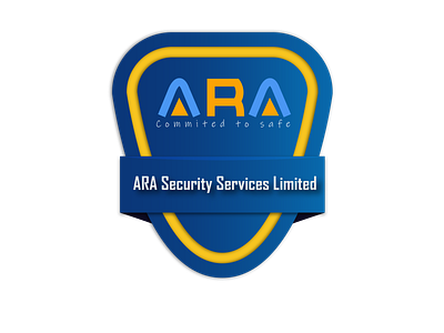 Logo Design for ARA Security Services Limited brand design brand designer branding design graphic design illustration logo logo design logo designer security security company security logo softronixs softronixs logo services vector