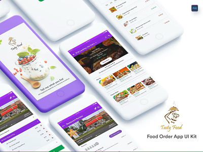 UI UX Design For Food Ordering Mobile Application android applicaton apps branding design graphic design ios mobile application softronixs ui uiux user interface ux