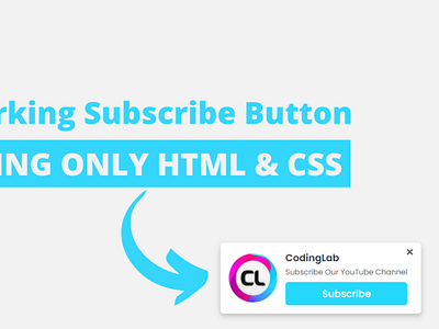 Working Subscribe Button button design css buttton css toast notification css toast notification subscribe button subscribe button design toast notification web push notification