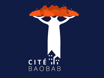 Logo for a developer company in Africa BAOBAB