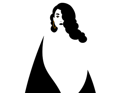 Lady Illustration - N1 design illustration vector