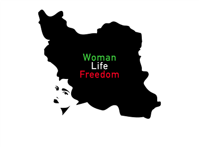 Woman, Life, Freedom design graphic design illustration vector