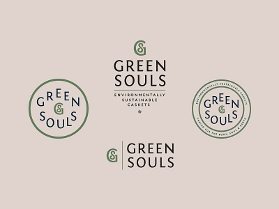 Green Souls brand identity environmental graphid design logo sustainable