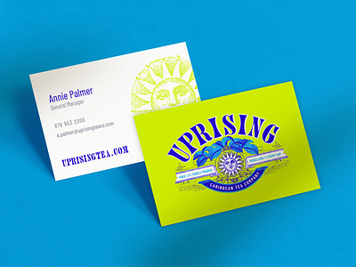 Uprising Caribbean Tea Company Business Card