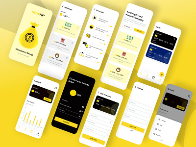 Rewards card wallet app design money rewards rewards card ui ux wallet