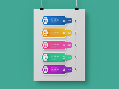 Timeline Infographic design