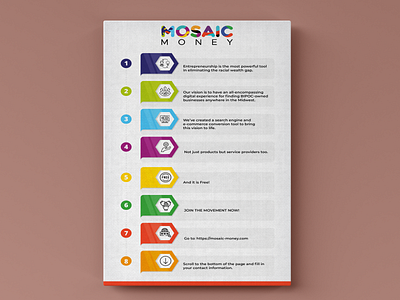 8 Steps Money  Infographic Flowchart Design