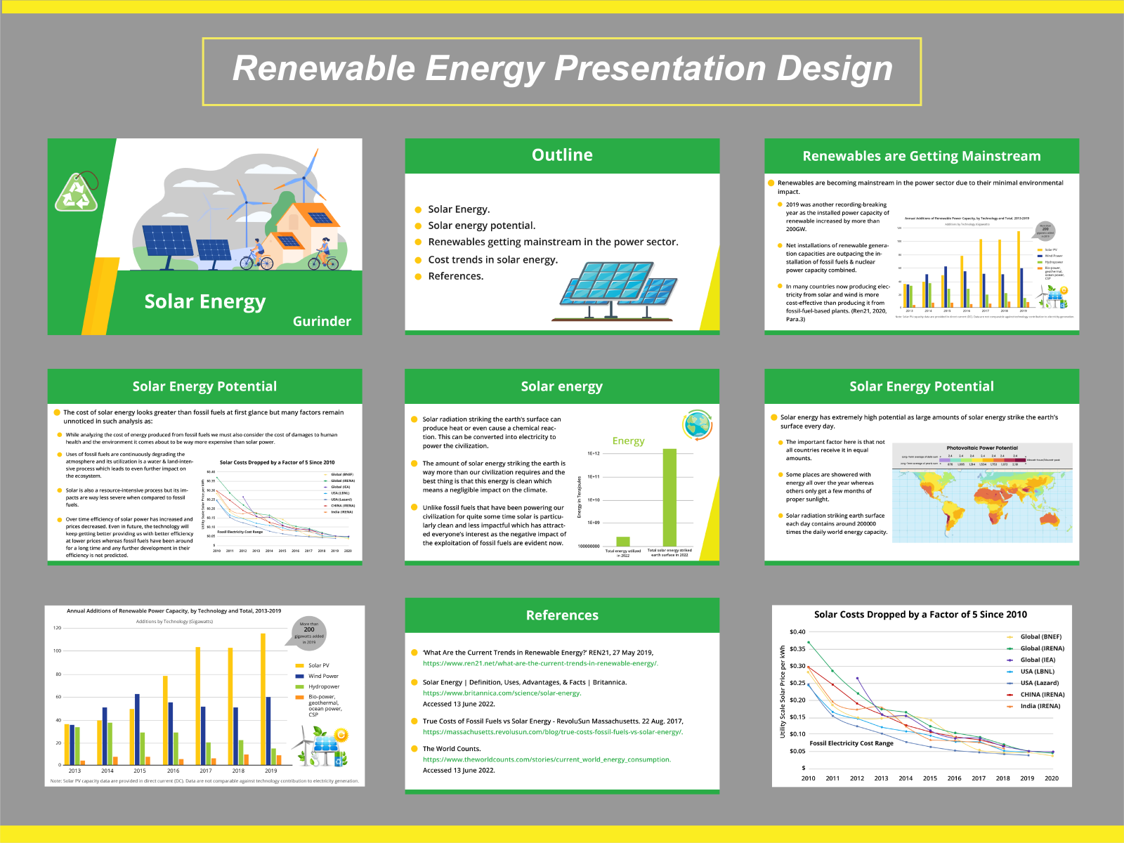 renewable energy investor presentation