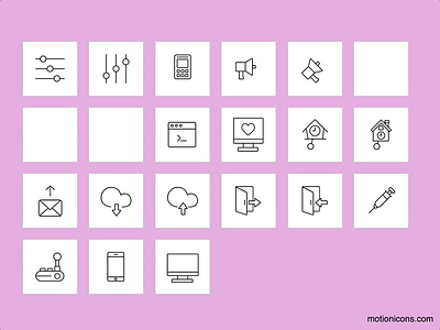 Motion Icons v1.5.0! 🥳 animation css svg ui vector