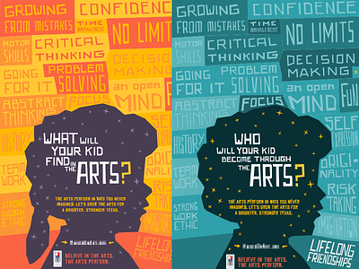 Arts Education Campaign (Unused) art arts education illustration kids typography