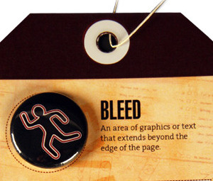 Bleed Button + Card