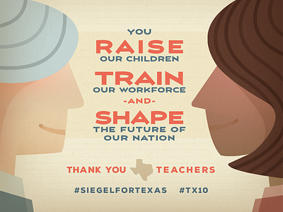 Thank You Texas Teachers - Mike Siegel