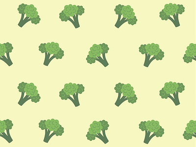 Broccoli broccoli flat design green illustration vegetables