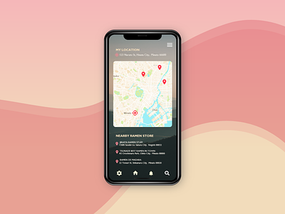 Daily UI #20 "Location Tracker" app design ui