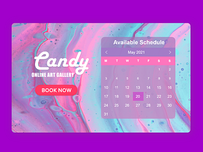 Daily UI #38 "Calendar"