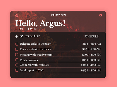 Daily UI #42 "ToDo List"