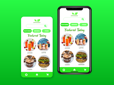 Daily UI #43 Food/Drink Menu adobe xd app design minimal mobile app ui