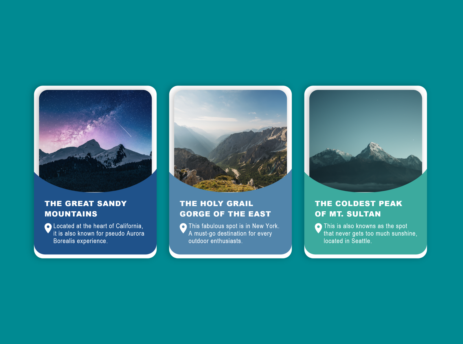 Daily UI 45 "Info Card" by Arg Oliva (Birdy) on Dribbble