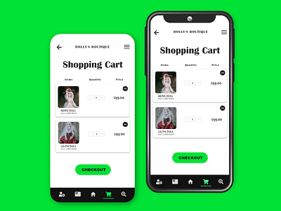 Daily UI #58 "Shopping Cart" adobe xd app design minimal